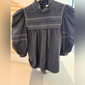 Hunter Bell puff sleeve blouse